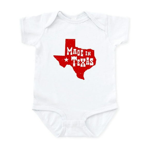 CafePress - Made In Texas Infant Bodysuit - Baby Light Bodysuit, Size Newborn - 24 Months