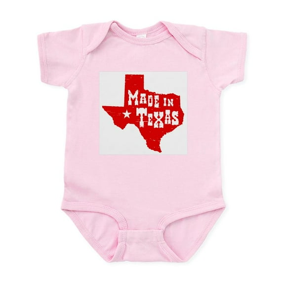 CafePress - Made In Texas Infant Bodysuit - Baby Light Bodysuit, Size Newborn - 24 Months