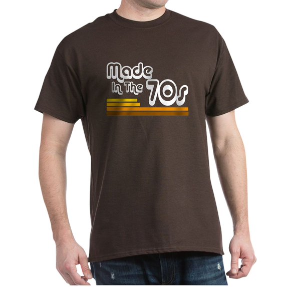 CafePress - Made In The 70S' Dark T Shirt - Men's Classic Graphic Cotton T-Shirt