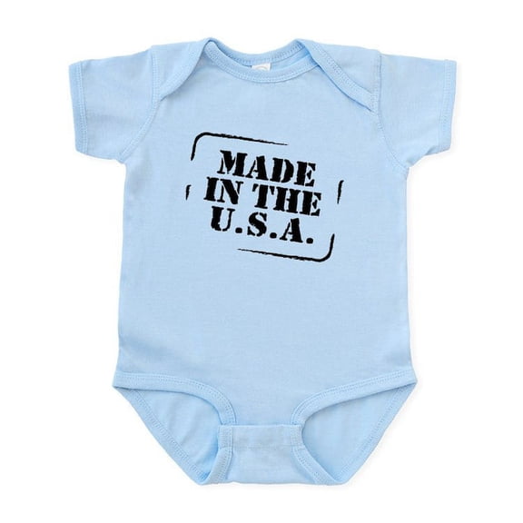 CafePress - Made In The USA Infant Bodysuit - Baby Light Bodysuit, Size Newborn - 24 Months