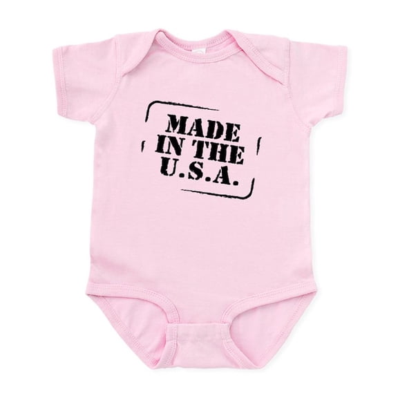 CafePress - Made In The USA Infant Bodysuit - Baby Light Bodysuit, Size Newborn - 24 Months
