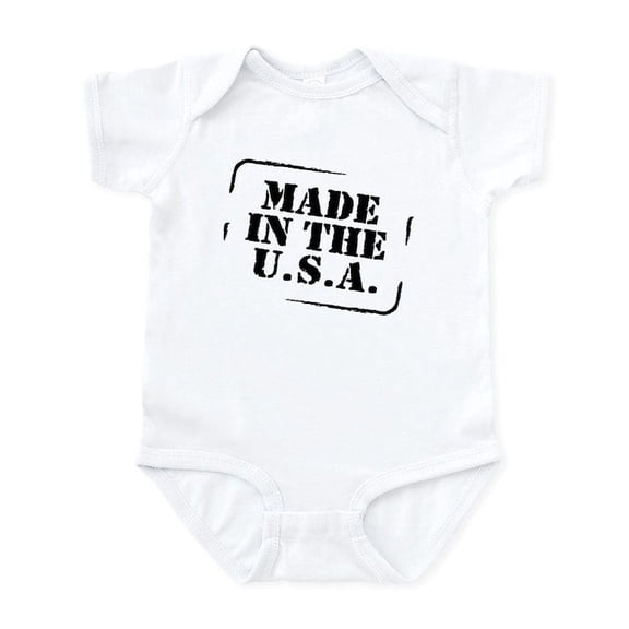 CafePress - Made In The USA Infant Bodysuit - Baby Light Bodysuit, Size Newborn - 24 Months