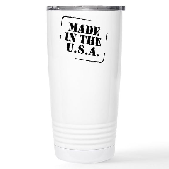 CafePress - Made In The USA Stainless Steel Travel Mug - Insulated Stainless Steel Travel Tumbler 20 oz.