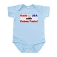 thumbnail image 1 of CafePress - Made In USA With Cuban Parts! Infant Creeper - Baby Light Bodysuit, Size Newborn - 24 Months, 1 of 4
