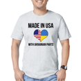 thumbnail image 1 of CafePress - Made In USA With Ukrainian Men's Classic T Shirt - Fitted T-Shirt, Vintage Fit Soft Cotton Tee, 1 of 1