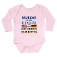 thumbnail image 1 of CafePress - Made USA With German Parts Long Sleeve Infant Body - Long Sleeve Cotton Baby Bodysuit, 1 of 4