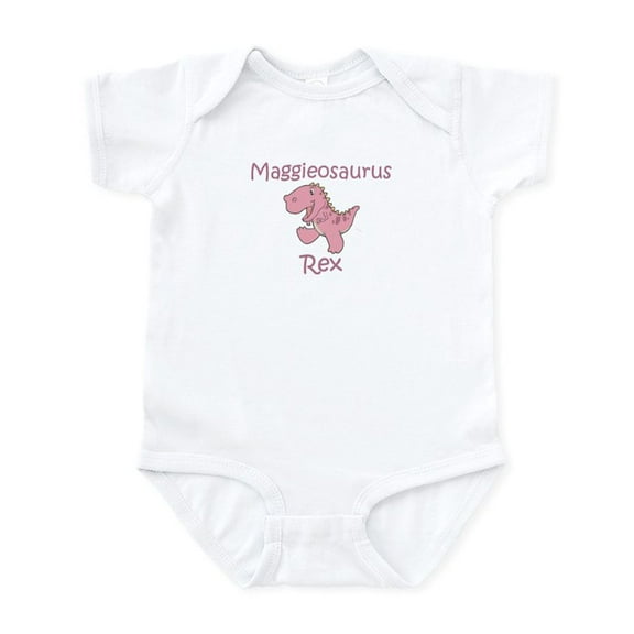 CafePress - Maggieosaurus Rex Infant Bodysuit - Baby Light Bodysuit, Size Newborn - 24 Months