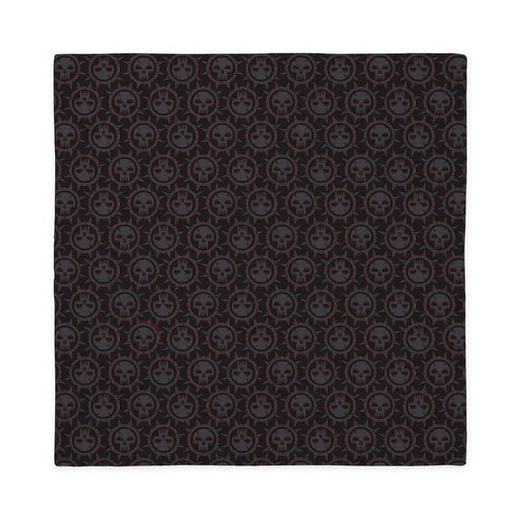 CafePress - Magic Black Mana Pattern - Queen Duvet