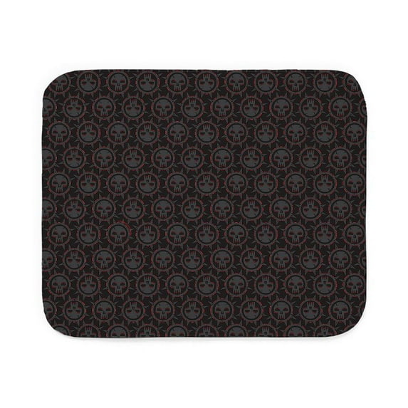 CafePress - Magic Black Mana Pattern - Sherpa Fleece Throw Blanket 60" x 50"