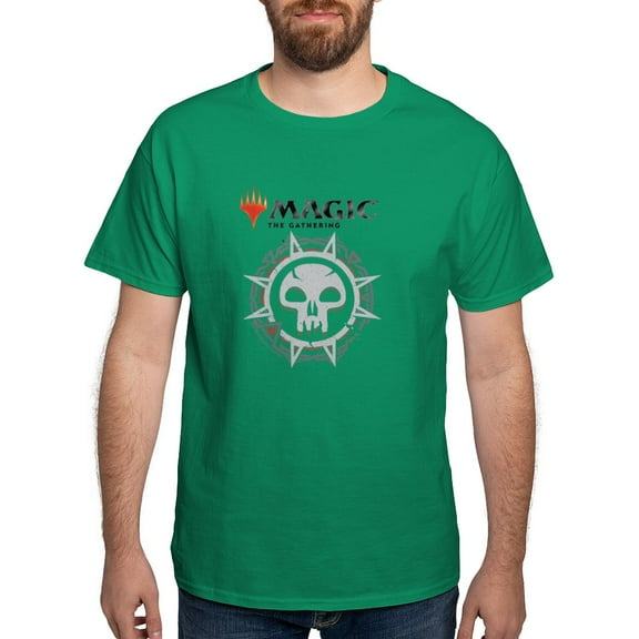 CafePress - Magic Black Mana Symbol T Shirt - Men's Classic Graphic Cotton T-Shirt