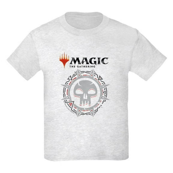 CafePress - Magic Black Mana Symbol T Shirt - Light T-Shirt Kids XS-XL
