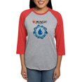 thumbnail image 1 of CafePress - Magic Blue Mana Symbol Long Sleeve T Shirt - Womens Baseball Tee, 1 of 4