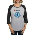 thumbnail image 1 of CafePress - Magic Blue Mana Symbol Long Sleeve T Shirt - Womens Baseball Tee, 1 of 4