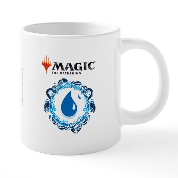 CafePress - Magic Blue Mana Symbol Mugs - 20 Oz White Ceramic Mega Mug