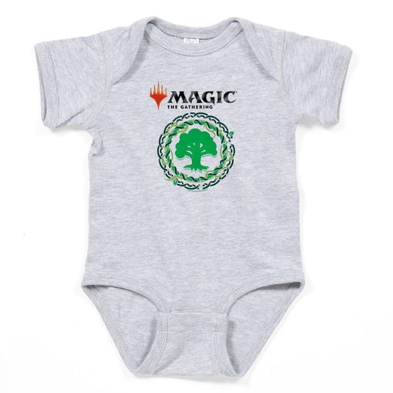 CafePress - Magic Green Mana Symbol Body Suit - Cute Infant Bodysuit Baby Romper - Size Newborn - 24 Months
