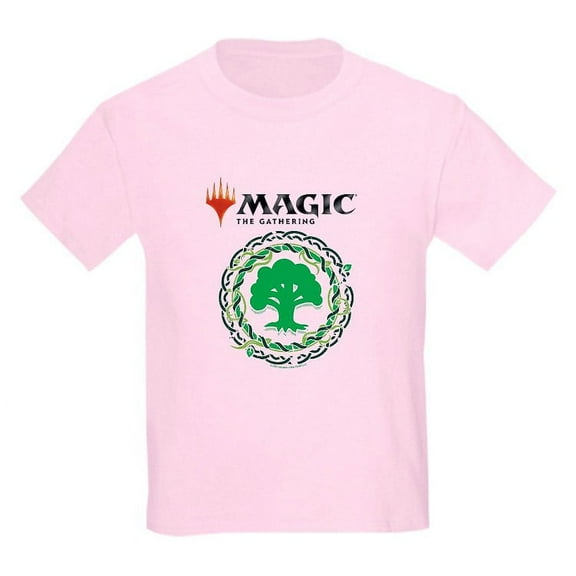 CafePress - Magic Green Mana Symbol T Shirt - Light T-Shirt Kids XS-XL