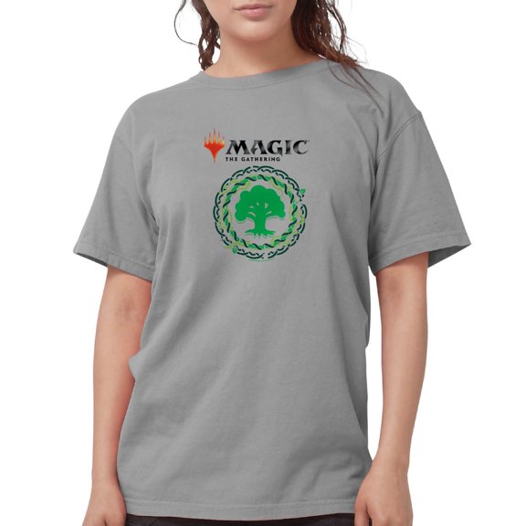 CafePress - Magic Green Mana Symbol T Shirt - Womens Comfort Colors® Shirt