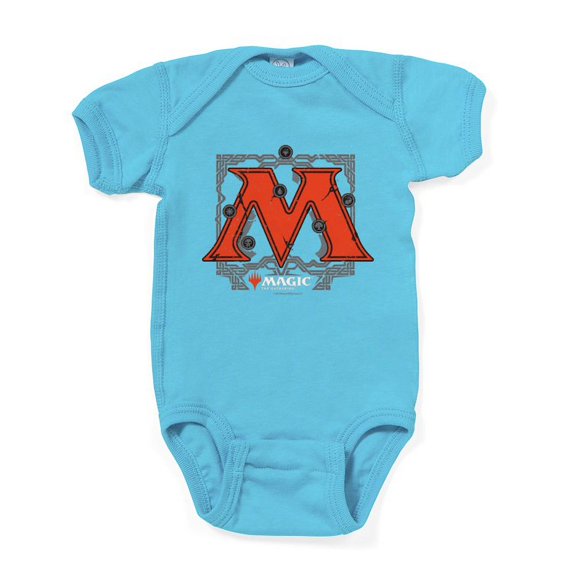 CafePress - Magic M Initial Body Suit - Cute Infant Bodysuit Baby Romper - Size Newborn - 24 Months