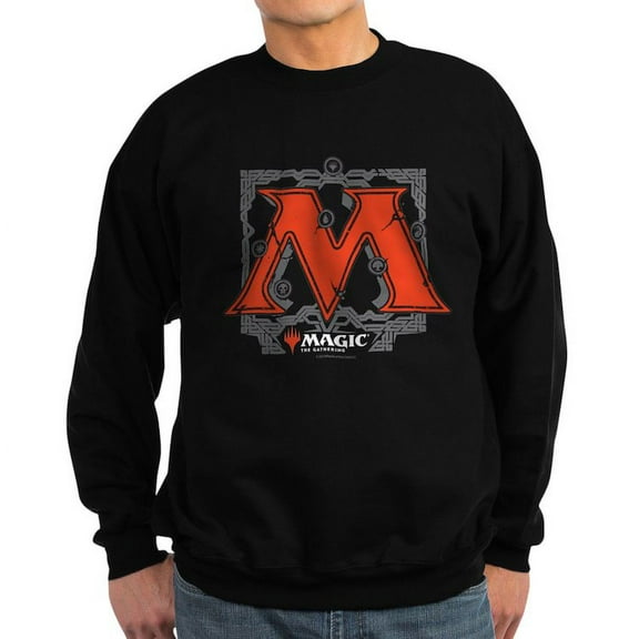 CafePress - Magic M Initial Sweatshirt - Classic Crew Neck Sweatshirt
