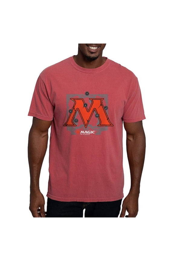 - Magic M Initial T Shirt - Mens Comfort Colors Shirt