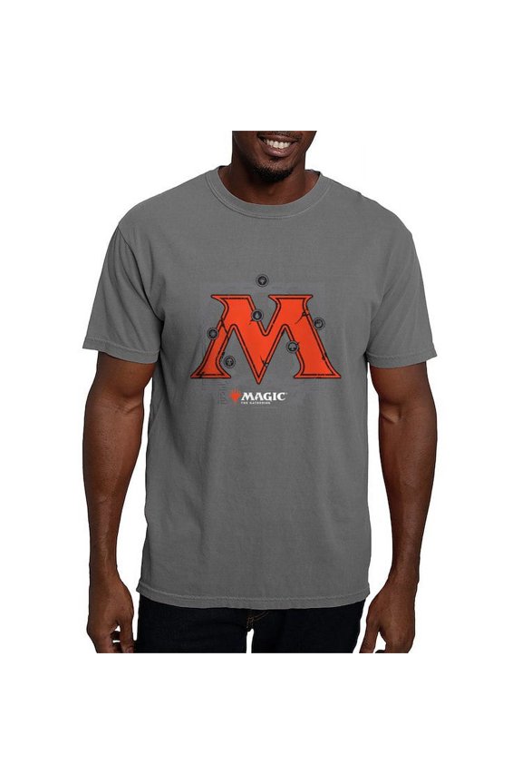 - Magic M Initial T Shirt - Mens Comfort Colors Shirt