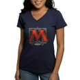 thumbnail image 1 of CafePress - Magic M Initial T Shirt - Women's V-Neck Dark T-Shirt, 1 of 4