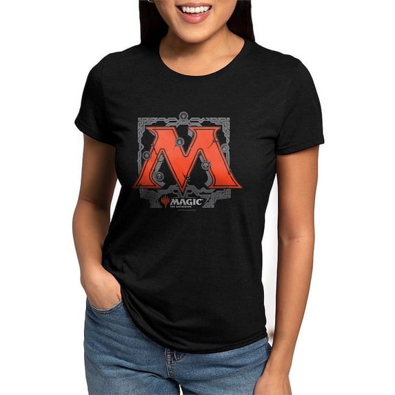 CafePress - Magic M Initial T Shirt - Womens Tri-blend T-Shirt