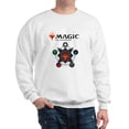 thumbnail image 1 of CafePress - Magic Mana Symbols Sweatshirt - Crew Neck Sweatshirt, 1 of 4