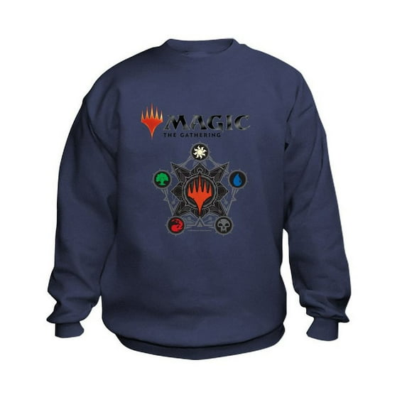 CafePress - Magic Mana Symbols Sweatshirt - Kids Sweatshirt, Youth Crew Neck Sweatshirt