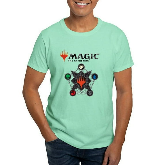CafePress - Magic Mana Symbols T Shirt - Men's Classic Graphic Cotton T-Shirt