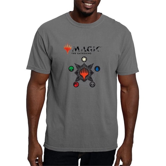 CafePress - Magic Mana Symbols T Shirt - Mens Comfort Colors Shirt
