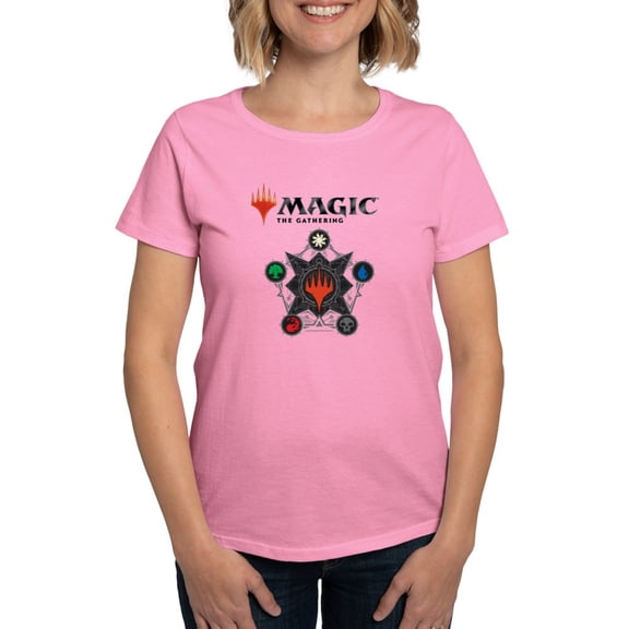 CafePress - Magic Mana Symbols T Shirt - Women's Traditional Fit Dark T-Shirt