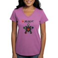 thumbnail image 1 of CafePress - Magic Mana Symbols T Shirt - Women's V-Neck Dark T-Shirt, 1 of 4