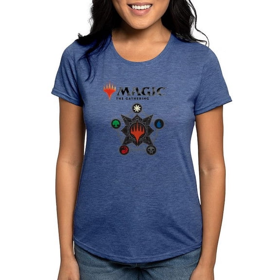 CafePress - Magic Mana Symbols T Shirt - Womens Tri-blend T-Shirt