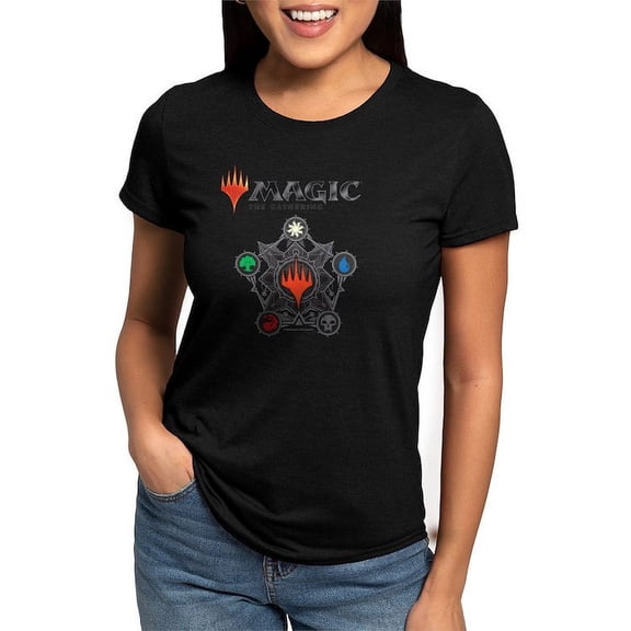 CafePress - Magic Mana Symbols T Shirt - Womens Tri-blend T-Shirt