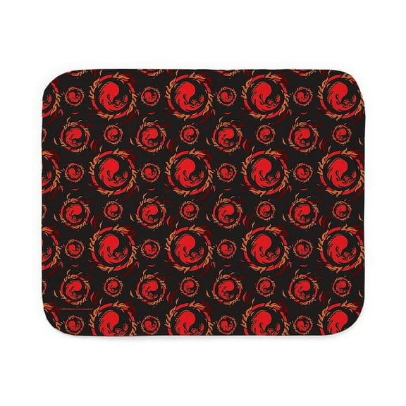 CafePress - Magic Red Mana Pattern - Sherpa Fleece Throw Blanket 60" x 50"