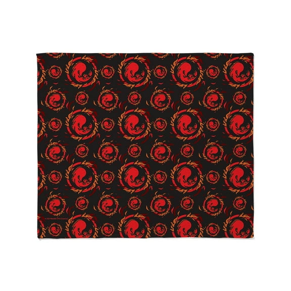 CafePress - Magic Red Mana Pattern - Soft Fleece Throw Blanket, 50"x60" for All Ages