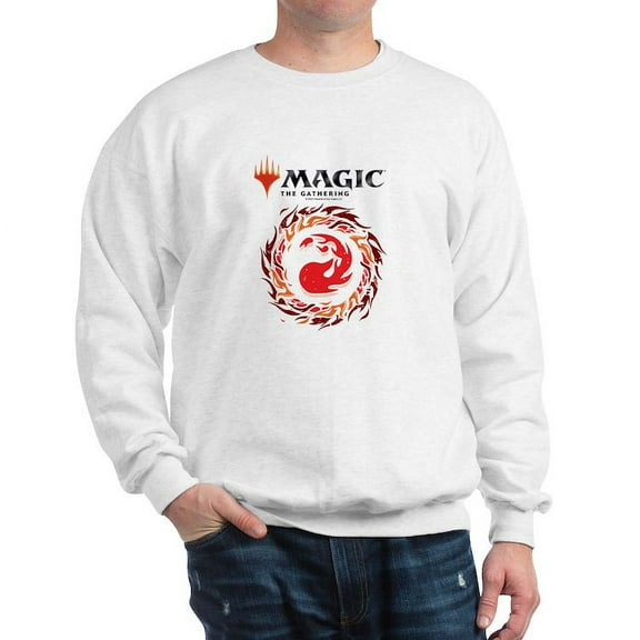 CafePress - Magic Red Mana Sweatshirt - Crew Neck Sweatshirt