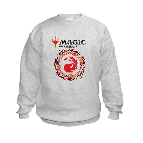 CafePress - Magic Red Mana Sweatshirt - Kids Sweatshirt, Youth Crew Neck Sweatshirt