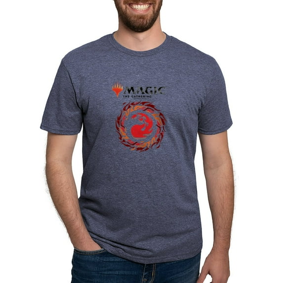 CafePress - Magic Red Mana T Shirt - Mens Tri-blend T-Shirt