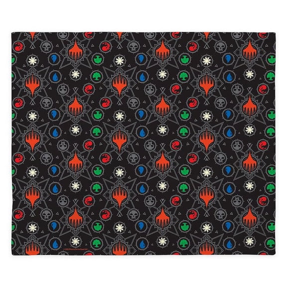 CafePress - Magic Symbols Pattern - King Duvet Cover, Printed Comforter Cover, Unique Bedding,