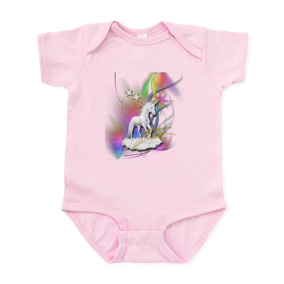 CafePress - Magical Unicorn Body Suit - Baby Light Bodysuit, Size Newborn - 24 Months