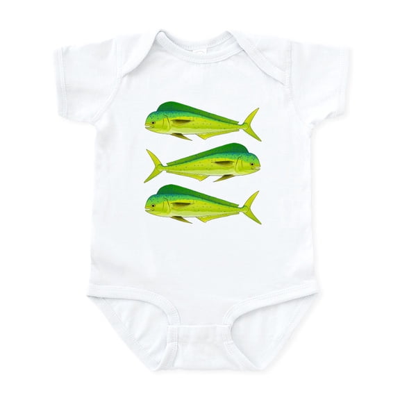 CafePress - Mahi Mahi Dolphinfish 3 - Baby Light Bodysuit, Size Newborn - 24 Months
