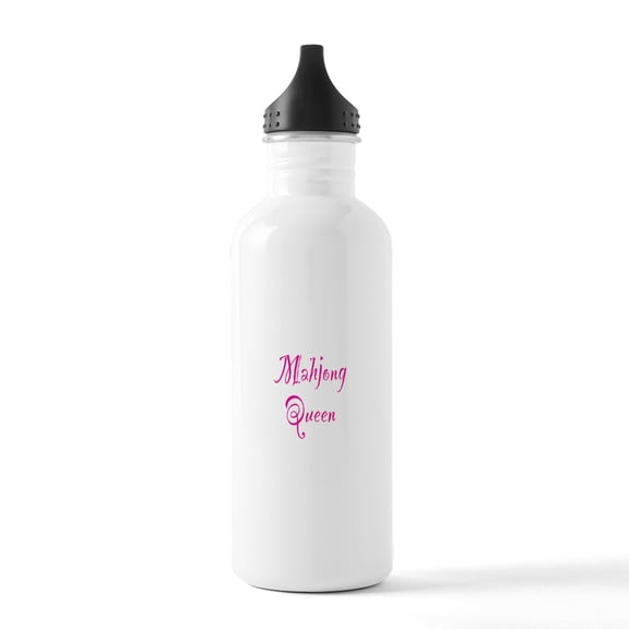 CafePress - Mahjong Queen Stainless Water Bottle 1 - Stainless Steel Water Bottle, Sports Bottle, 1.0L