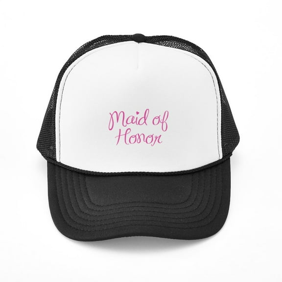 CafePress - Maid Of Honor - Adjustable Unisex Printed Trucker Hat with Mesh Back