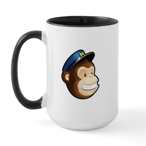 CafePress - Mailchimp Coffee Mug - 15 oz Ceramic Large White Novelty Mug