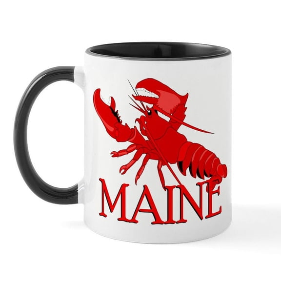CafePress - Maine Lobster Mug - 11 oz Ceramic Mug - Novelty Coffee Tea Cup