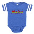 thumbnail image 1 of CafePress - Maine Rbw Txt - Cute Infant Baby Football Bodysuit, 1 of 3