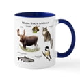 thumbnail image 1 of CafePress - Maine State Animals Mug - 11 oz Ceramic Mug - Novelty Coffee Tea Cup, 1 of 6