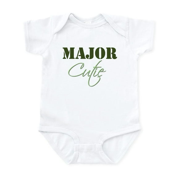 CafePress - Major Cutie Infant Bodysuit - Baby Light Bodysuit, Size Newborn - 24 Months